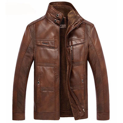 Mountainskin Leather  Faux Fur Jacket Fleece - Dash Plaz