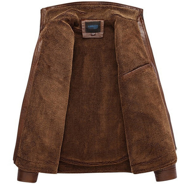 Mountainskin Leather  Faux Fur Jacket Fleece - Dash Plaz