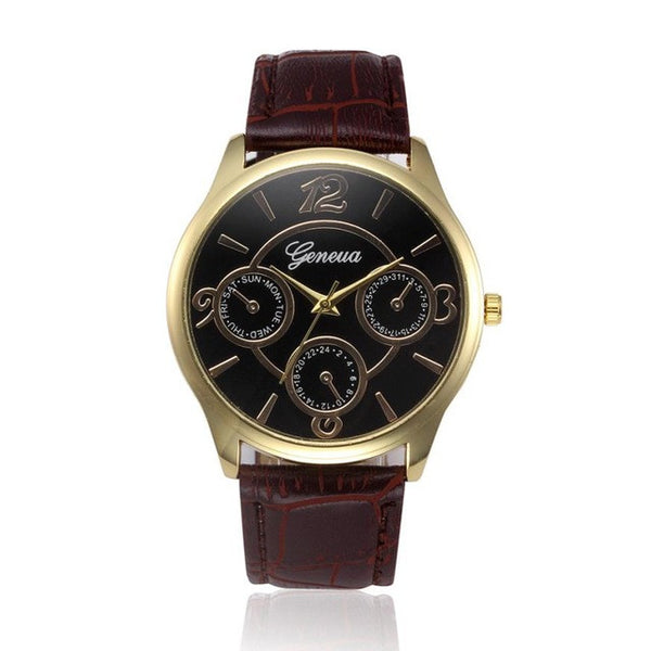 Men's Quartz Stainless Steel Business Watch - Dash Plaz