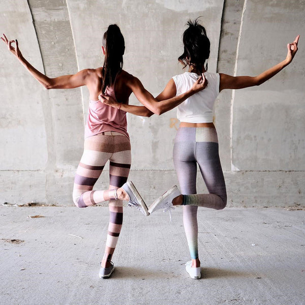 High Waist Yoga Fitness Leggings - Dash Plaz