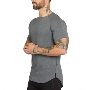 short sleeve cotton bodybuilding muscle tshirt - Dash Plaz
