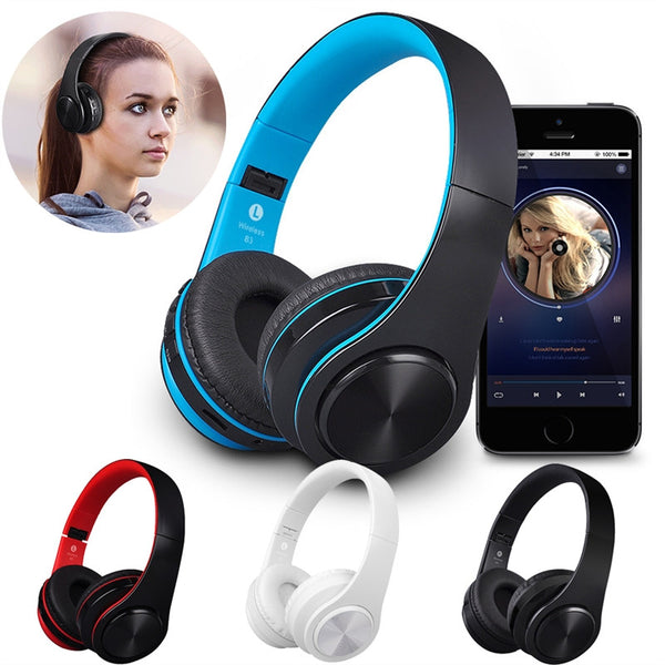 Foldable Wireless Bluetooth Over Ear Headphone - Dash Plaz