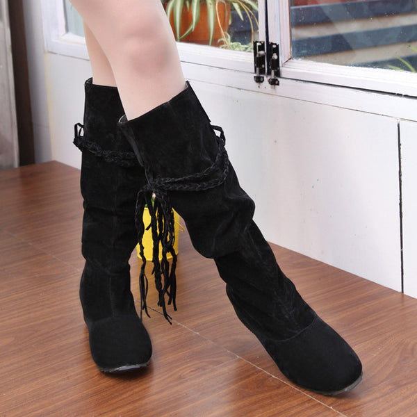 Heighten Platforms Thigh High Tessals Boots - Dash Plaz