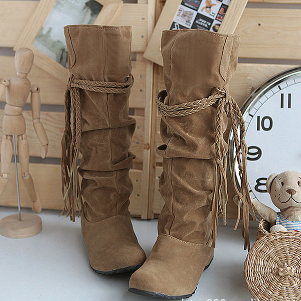 Heighten Platforms Thigh High Tessals Boots - Dash Plaz