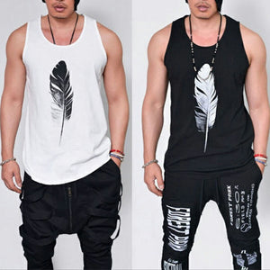Sleeveless Tee Shirt Tank Top Bodybuilding  Vest - Dash Plaz