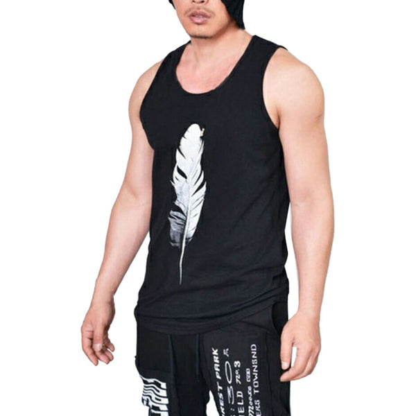 Sleeveless Tee Shirt Tank Top Bodybuilding  Vest - Dash Plaz