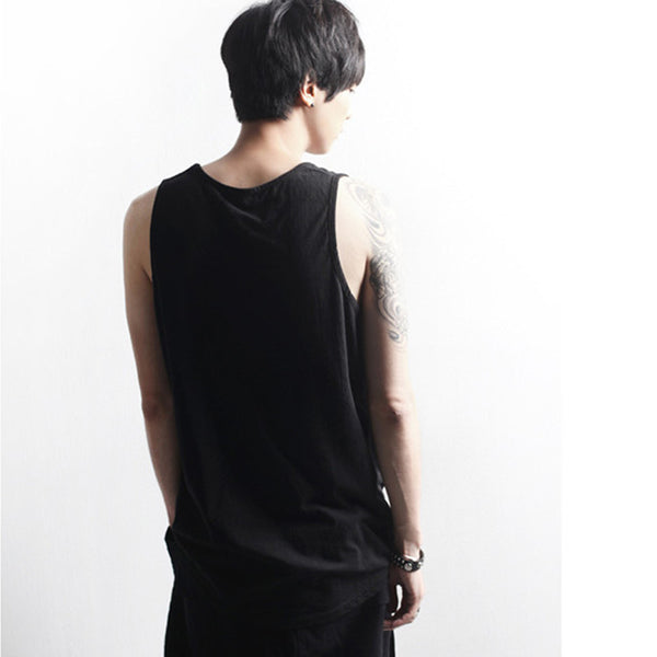 Sleeveless Tee Shirt Tank Top Bodybuilding  Vest - Dash Plaz