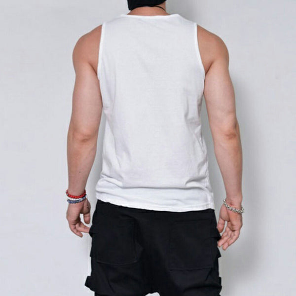 Sleeveless Tee Shirt Tank Top Bodybuilding  Vest - Dash Plaz