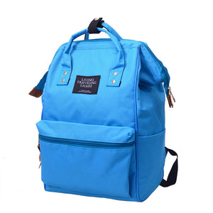 Unisex Double Shoulder Solid Travel Backpack Bag - Dash Plaz