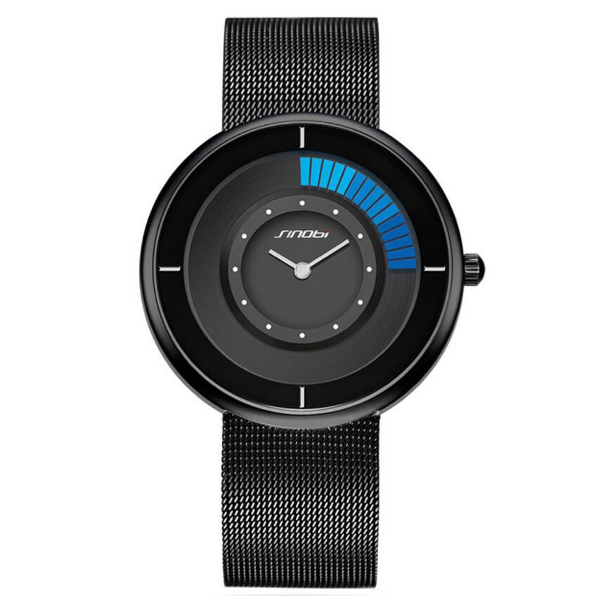 Unique Rotating Luxury Ultra-thin Steel Watch - Dash Plaz