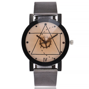 Casual Quartz Stainless Steel Band Marble Strap Watch - Dash Plaz