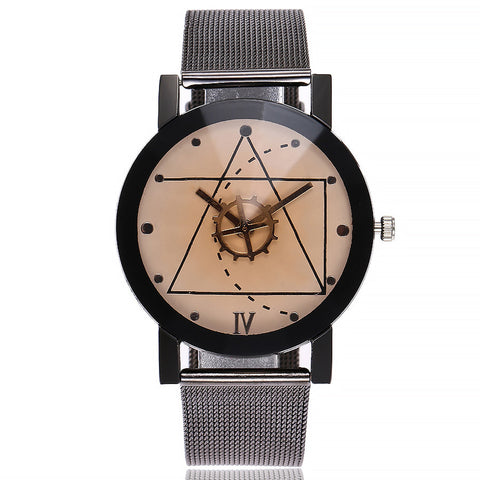 Casual Quartz Stainless Steel Band Marble Strap Watch - Dash Plaz