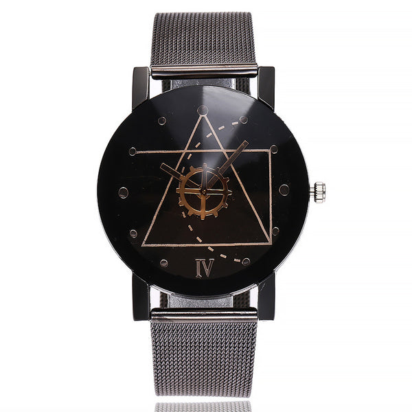 Casual Quartz Stainless Steel Band Marble Strap Watch - Dash Plaz