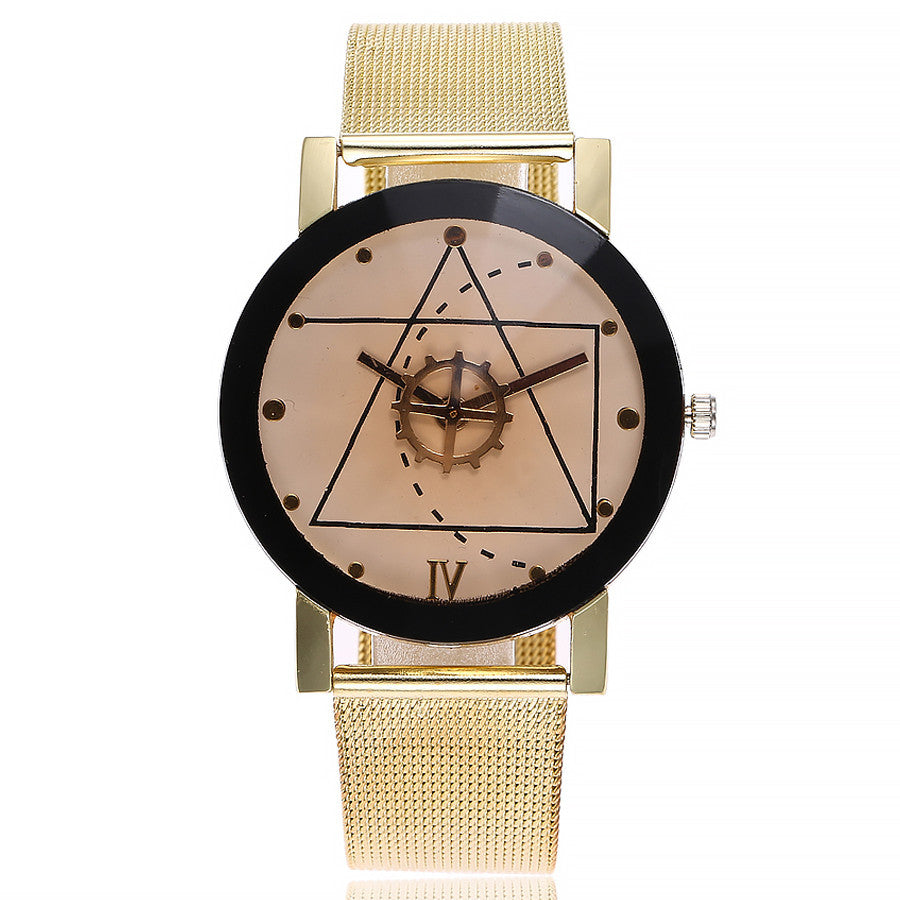 Casual Quartz Stainless Steel Band Marble Strap Watch - Dash Plaz