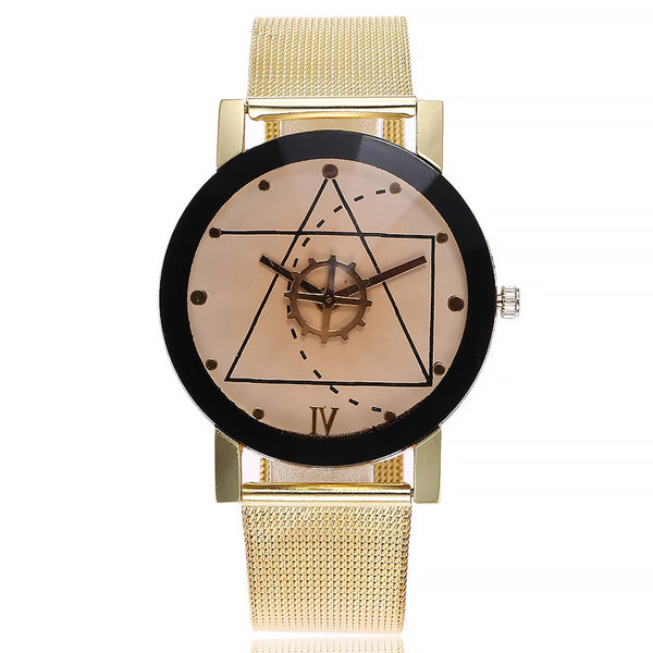 Casual Quartz Stainless Steel Band Marble Strap Watch - Dash Plaz