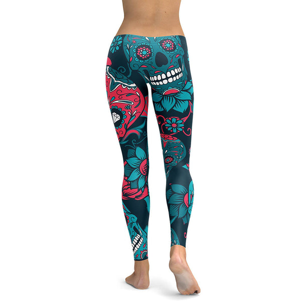High Waist Gym Yoga Running Fitness Leggings - Dash Plaz