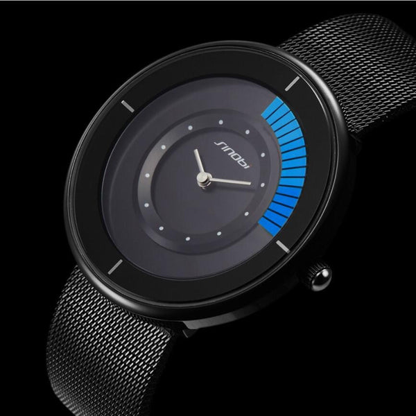 Unique Rotating Luxury Ultra-thin Steel Watch - Dash Plaz