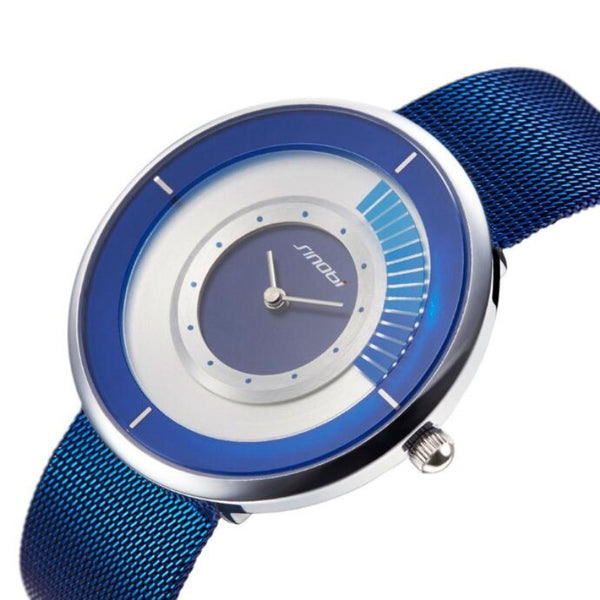 Unique Rotating Luxury Ultra-thin Steel Watch - Dash Plaz