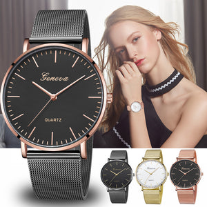 Classic Quartz Stainless Steel Wrist Watch - Dash Plaz
