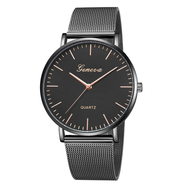 Classic Quartz Stainless Steel Wrist Watch - Dash Plaz