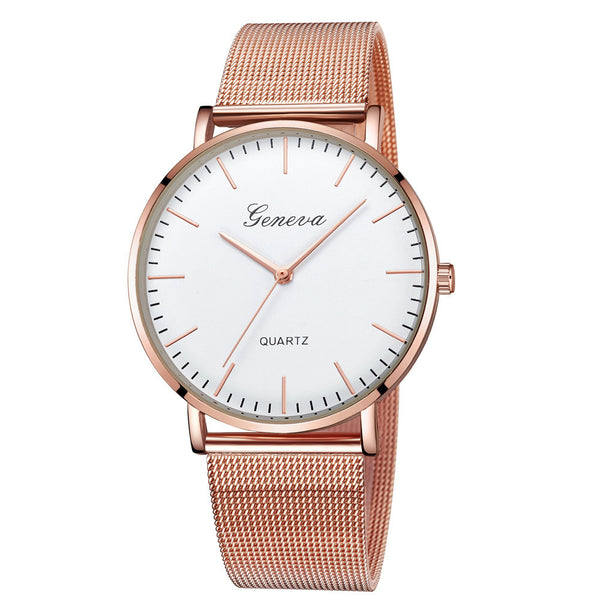 Classic Quartz Stainless Steel Wrist Watch - Dash Plaz