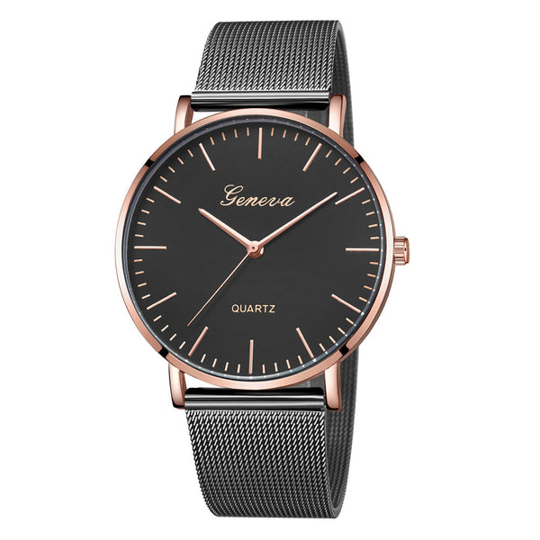 Classic Quartz Stainless Steel Wrist Watch - Dash Plaz