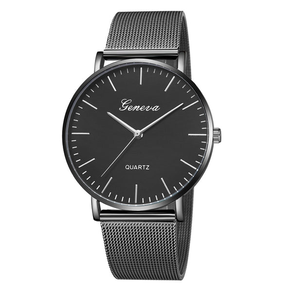 Classic Quartz Stainless Steel Wrist Watch - Dash Plaz