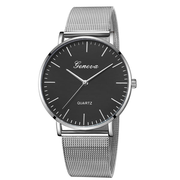 Classic Quartz Stainless Steel Wrist Watch - Dash Plaz