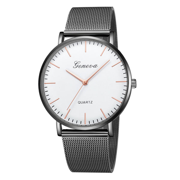 Classic Quartz Stainless Steel Wrist Watch - Dash Plaz