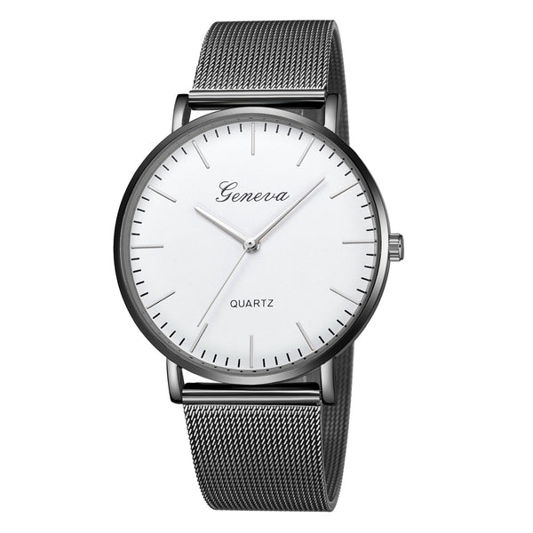 Classic Quartz Stainless Steel Wrist Watch - Dash Plaz