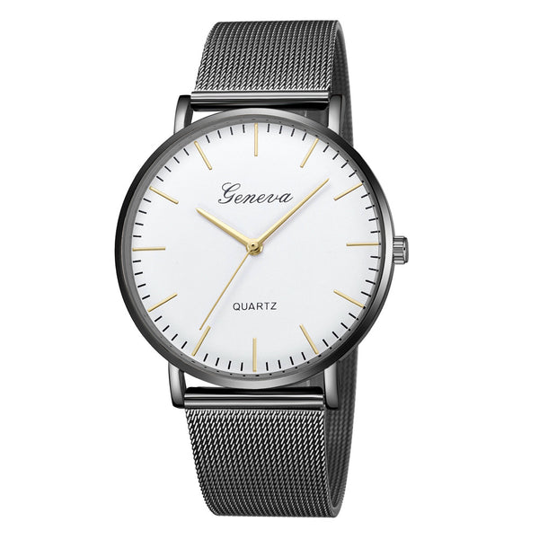 Classic Quartz Stainless Steel Wrist Watch - Dash Plaz