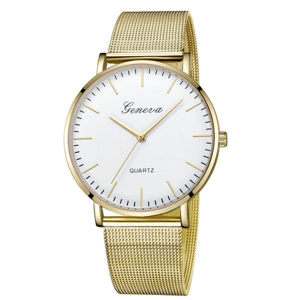 Classic Quartz Stainless Steel Wrist Watch - Dash Plaz