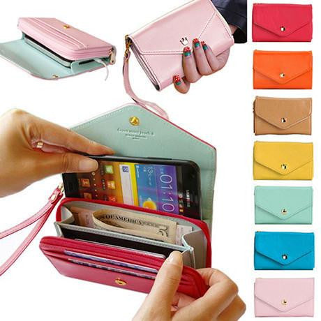 3-in-1 Stylish Smartphone Wallet Purse & Wristlet - Dash Plaz