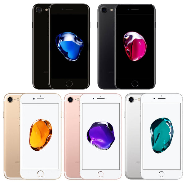unlocked Apple iPhone 7 2GB RAM 32/128/256GB ROM 4.7" IOS Cell Phone 12.0MP Camera Quad Core 4K Video LTE 1960mAh - Dash Plaz