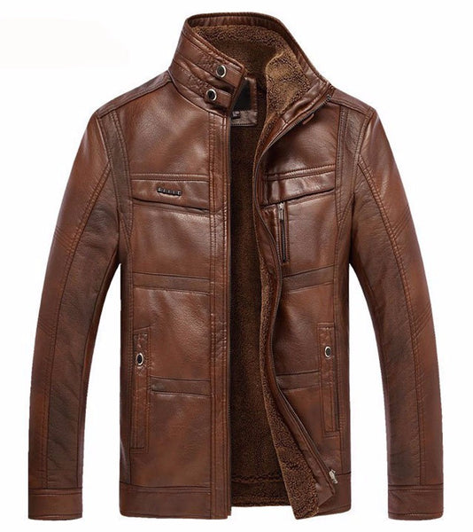 Mountainskin Leather  Faux Fur Jacket Fleece - Dash Plaz