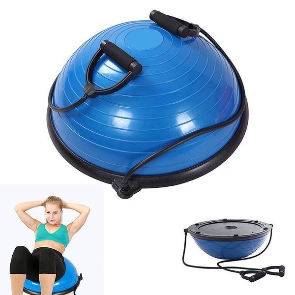 Half Fit Balance Fitness Trainer Stabilizer Ball - Dash Plaz