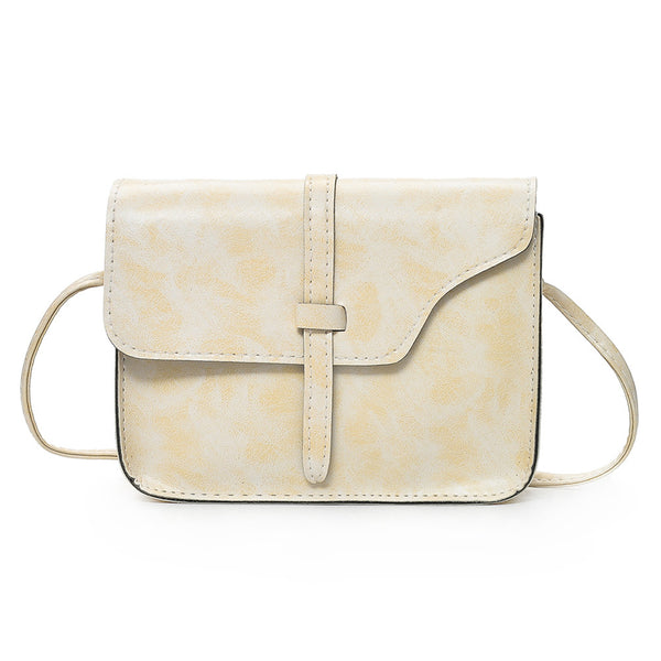 Vintage Flap Over Belt Front Messenger Shoulder Bag - Dash Plaz