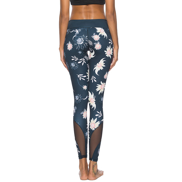 Printed Exercise Yoga Pants - Dash Plaz