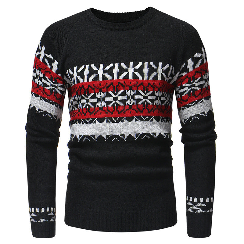Fashion Round Neck Pullover Christmas - Dash Plaz