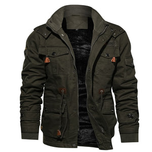 Parka Winter Fleece Multi-pocket Casual Quilted Jacket - Dash Plaz