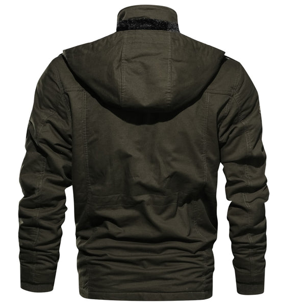 Parka Winter Fleece Multi-pocket Casual Quilted Jacket - Dash Plaz