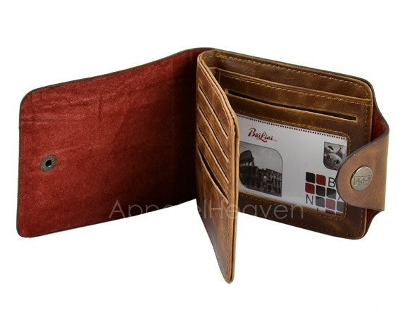 Classic Leather Pockets Credit/ID Cards Holder Wallet - Dash Plaz