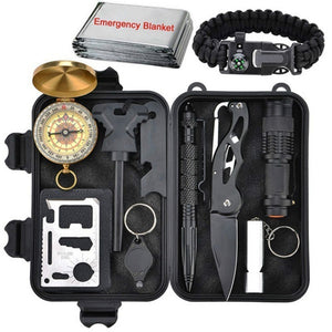 12 in 1 Fire Fighting Equipment Adventure Survival First Aid Kit - Dash Plaz