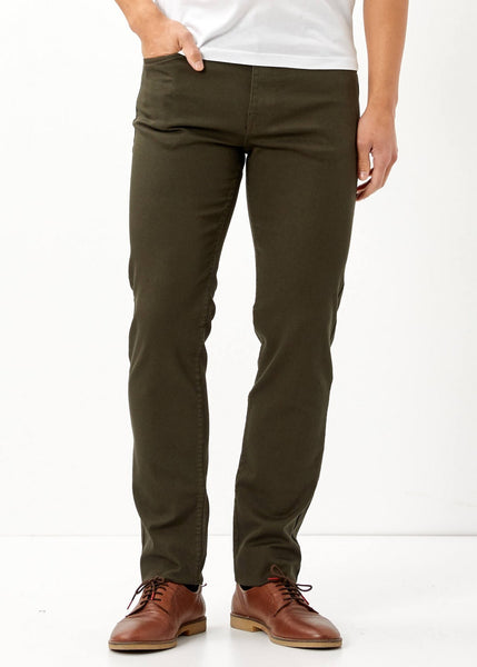 Men's Pocketed Khaki Slim Fit Pants - Dash Plaz