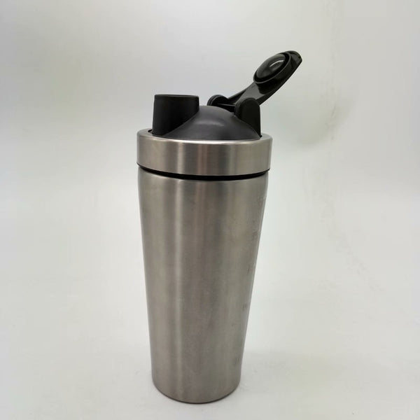 Stainless steel protein powder shaker blender water bottle - Dash Plaz