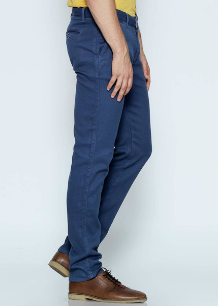 Men's Indigo Slim Fit Casual Pants - Dash Plaz