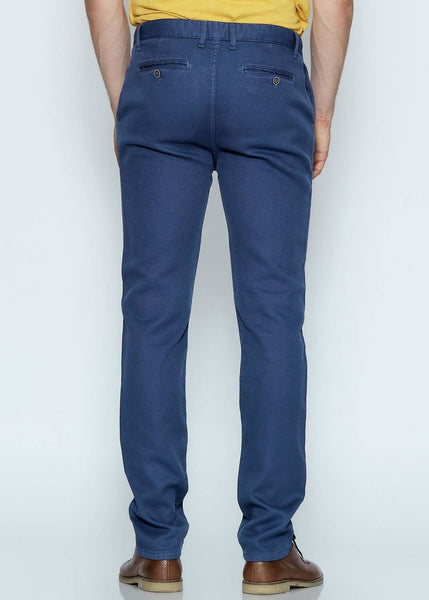 Men's Indigo Slim Fit Casual Pants - Dash Plaz
